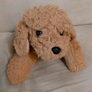 FAO Schwarz Plush Doodle Goldendoodle Brown Puppy Dog Floppy 14"